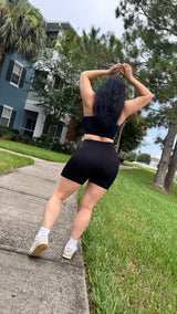 Black Brazilian Short Set
