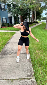 Black Brazilian Short Set